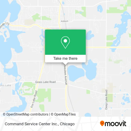 Command Service Center Inc. map