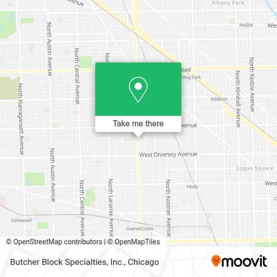 Butcher Block Specialties, Inc. map
