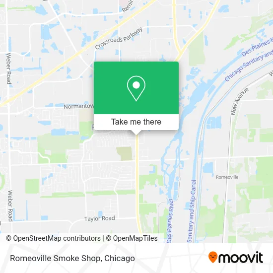 Romeoville Smoke Shop map