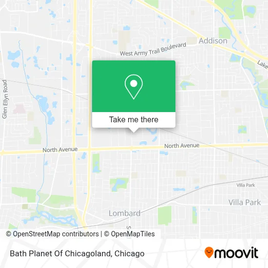 Bath Planet Of Chicagoland map
