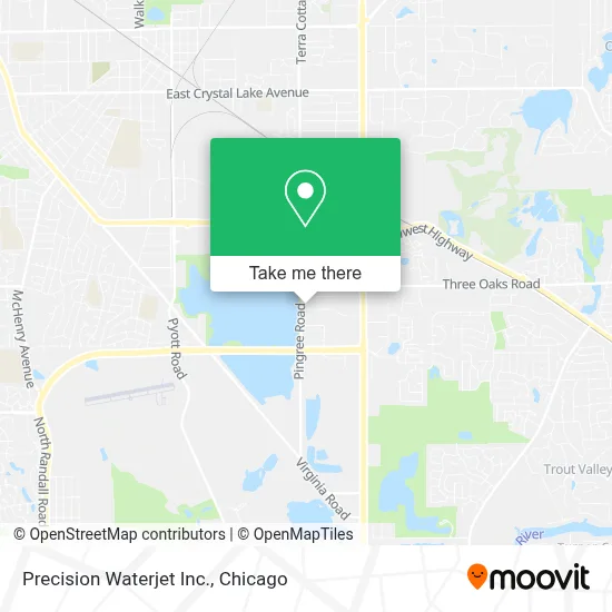 Precision Waterjet Inc. map