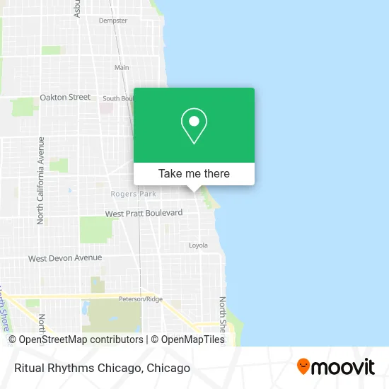 Ritual Rhythms Chicago map