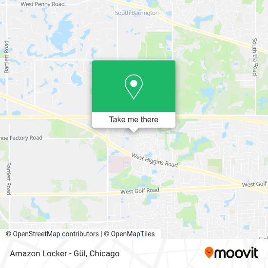 Amazon Locker - Gül map
