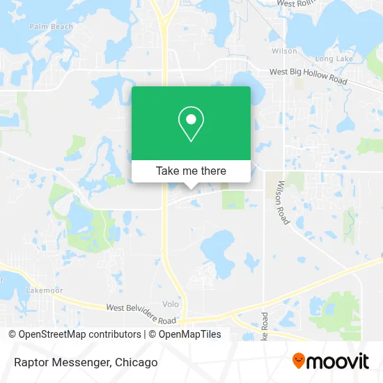 Raptor Messenger map