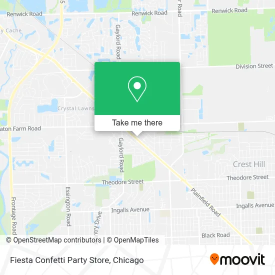 Fiesta Confetti Party Store map