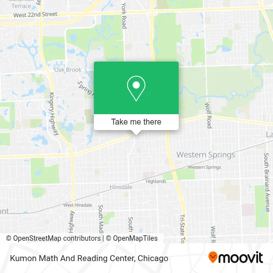Kumon Math And Reading Center map