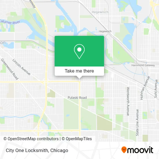 City One Locksmith map