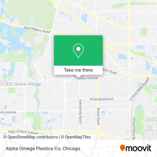Alpha Omega Plastics Co map