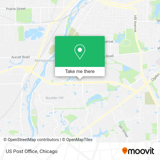 Us Post Office map