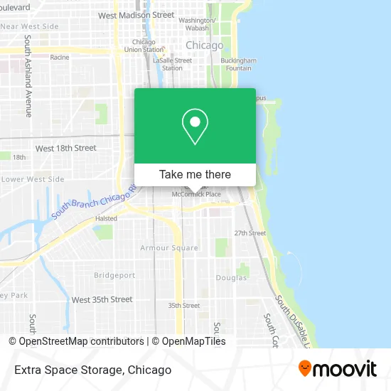 Extra Space Storage map