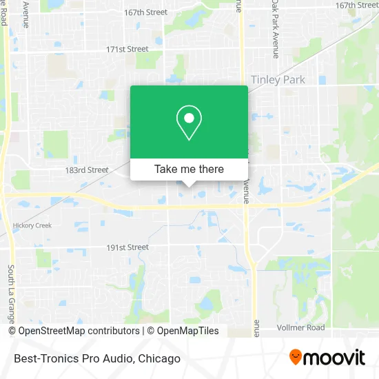 Best-Tronics Pro Audio map