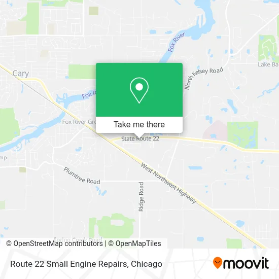 Route 22 Small Engine Repairs map