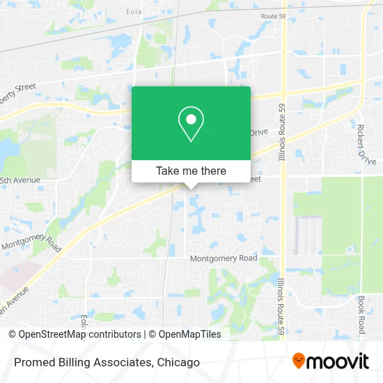 Promed Billing Associates map