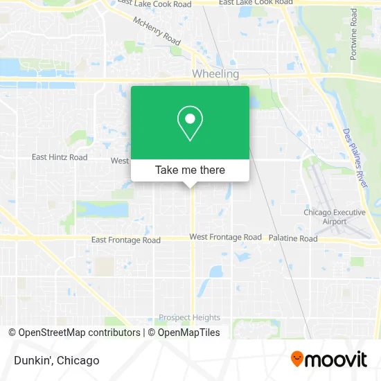 Dunkin' map