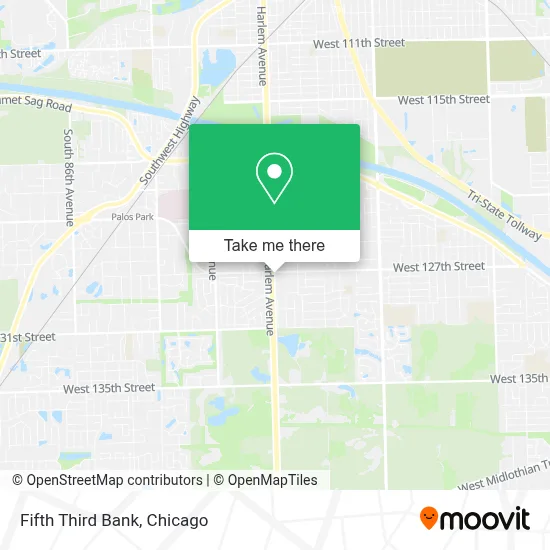 Fifth Third Bank map