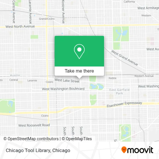 Chicago Tool Library map