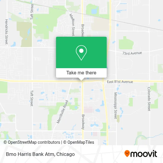 Bmo Harris Bank Atm map