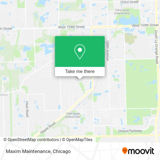 Maxim Maintenance map