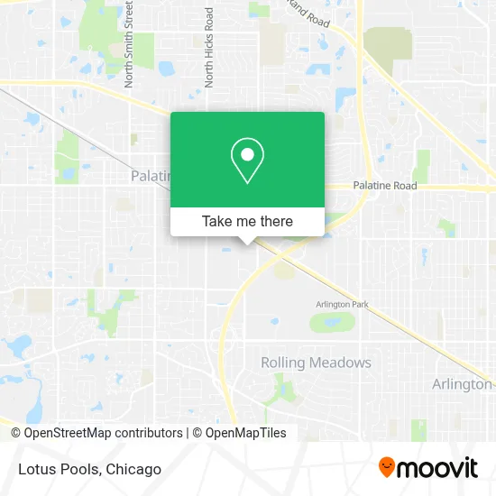 Lotus Pools map