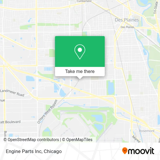 Engine Parts Inc map