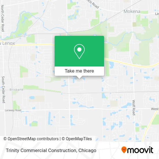 Trinity Commercial Construction map