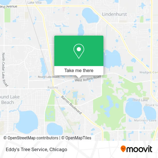 Eddy's Tree Service map
