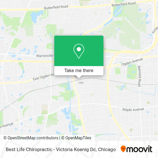 Best Life Chiropractic - Victoria Koenig Dc map