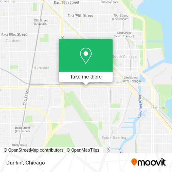 Dunkin' map