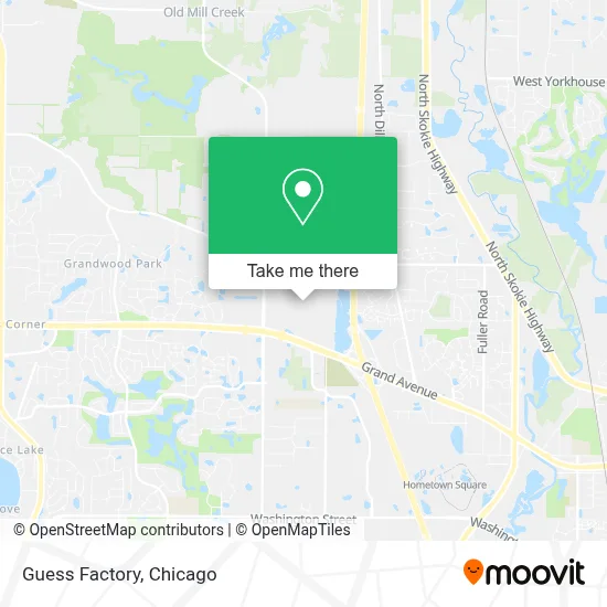 Guess Factory map