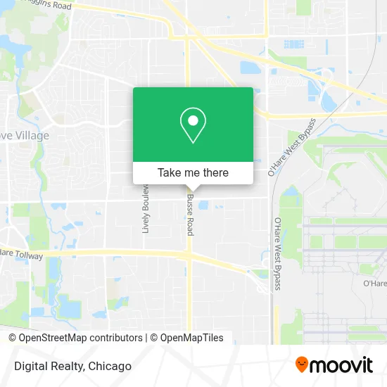 Digital Realty map