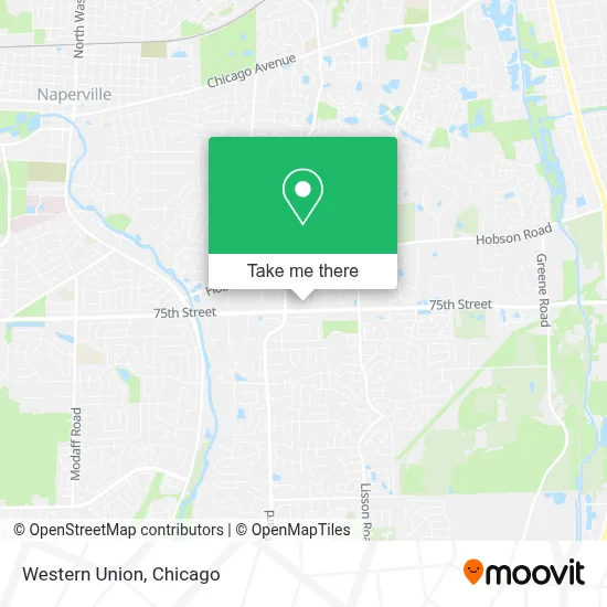 Western Union map