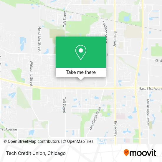 Tech Credit Union map
