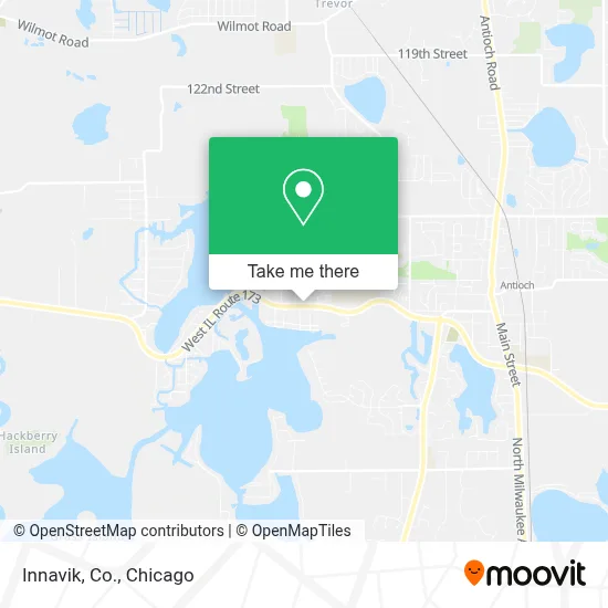 Innavik, Co. map