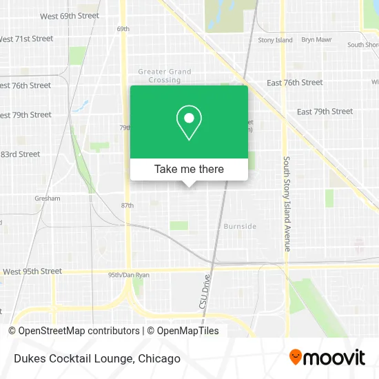 Dukes Cocktail Lounge map