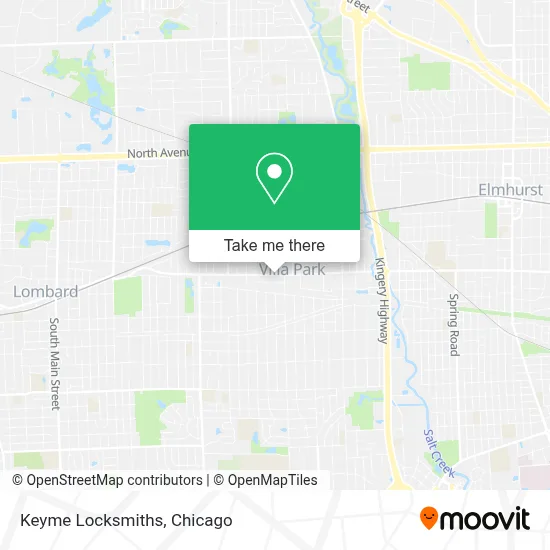 Keyme Locksmiths map