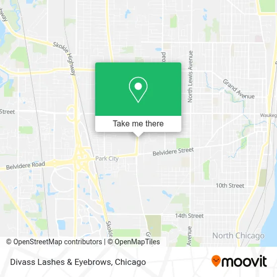 Divass Lashes & Eyebrows map