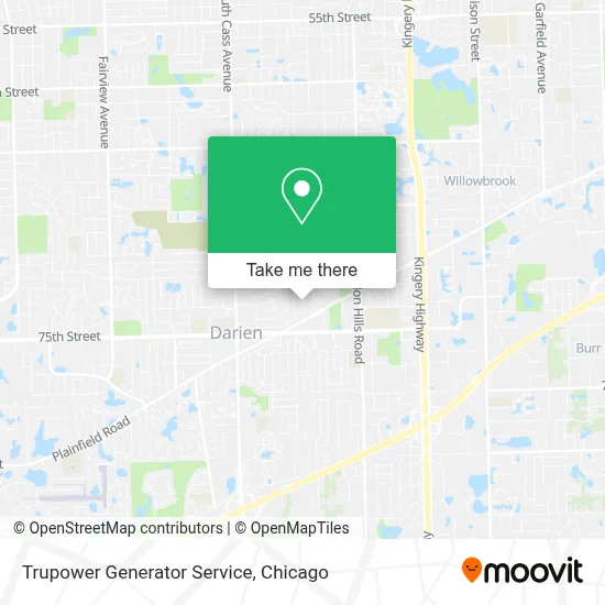 Trupower Generator Service map