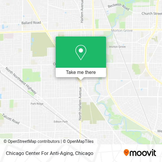 Chicago Center For Anti-Aging map