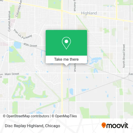 Disc Replay Highland map