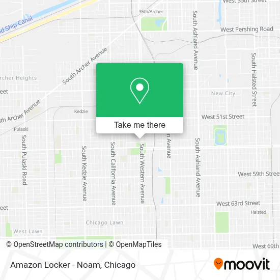 Amazon Locker - Noam map