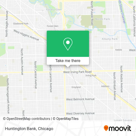 Huntington Bank map