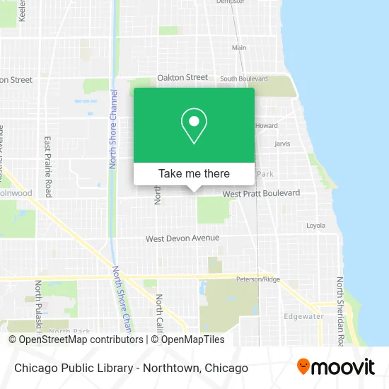 Chicago Public Library - Northtown map
