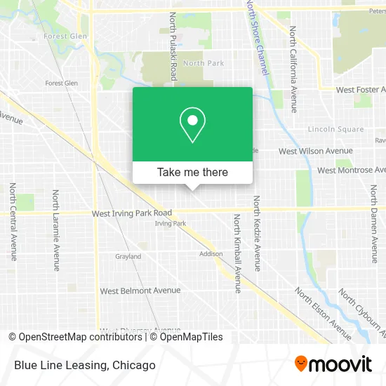 Blue Line Leasing map