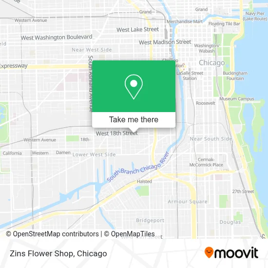Zins Flower Shop map