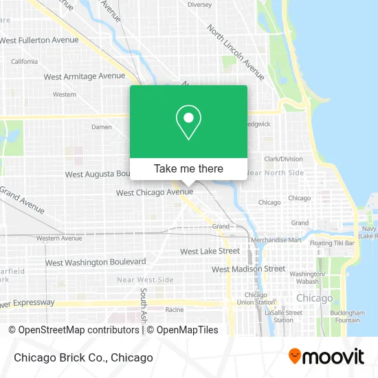 Chicago Brick Co. map