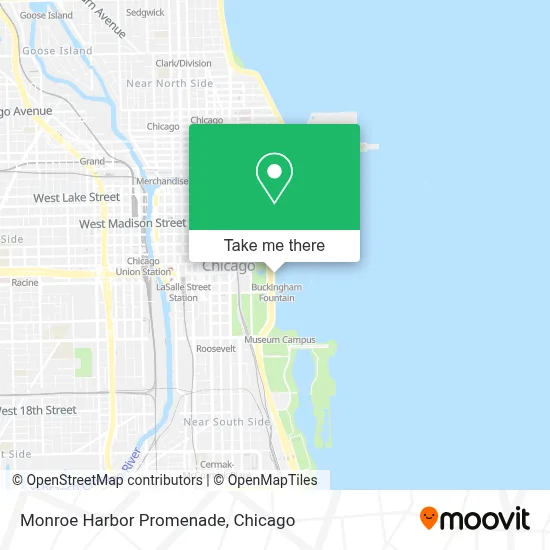 Monroe Harbor Promenade map