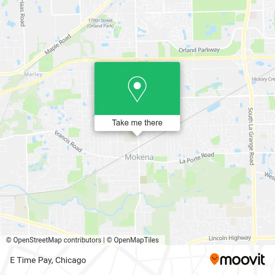 E Time Pay map