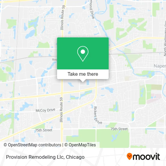Provision Remodeling Llc map