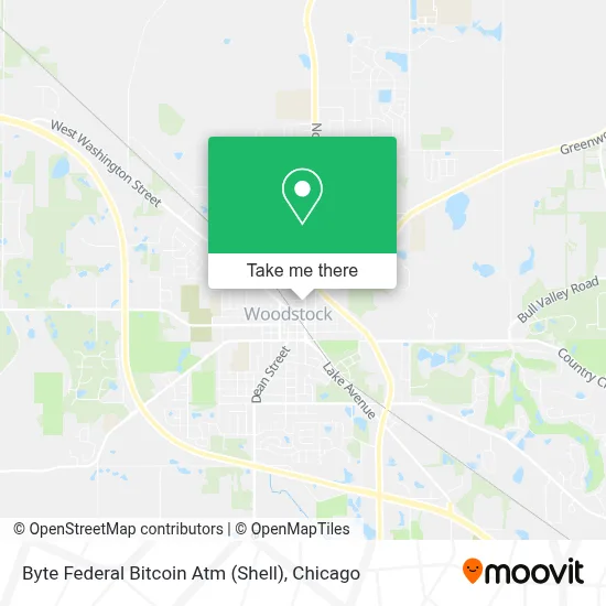 Byte Federal Bitcoin Atm (Shell) map