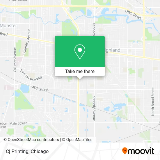 Cj Printing map